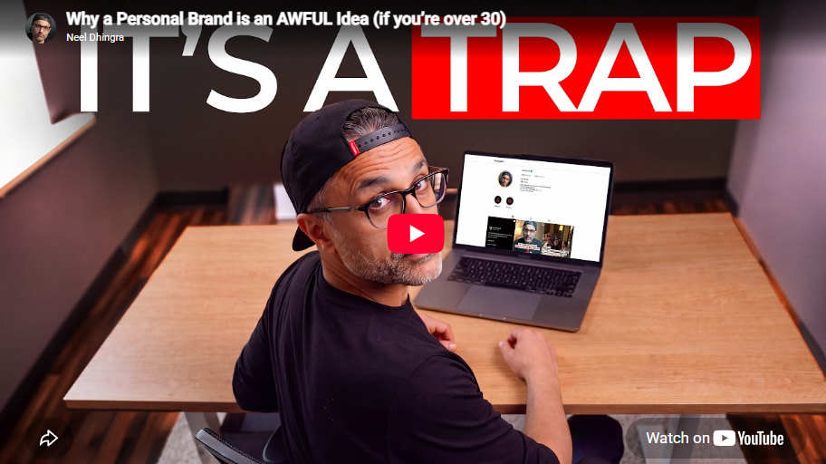 Could a Personal Brand be an TERRIBLE Idea (if you’re over 30)